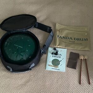 Panda Drum 11-Note Steel Tongue Drum - Green